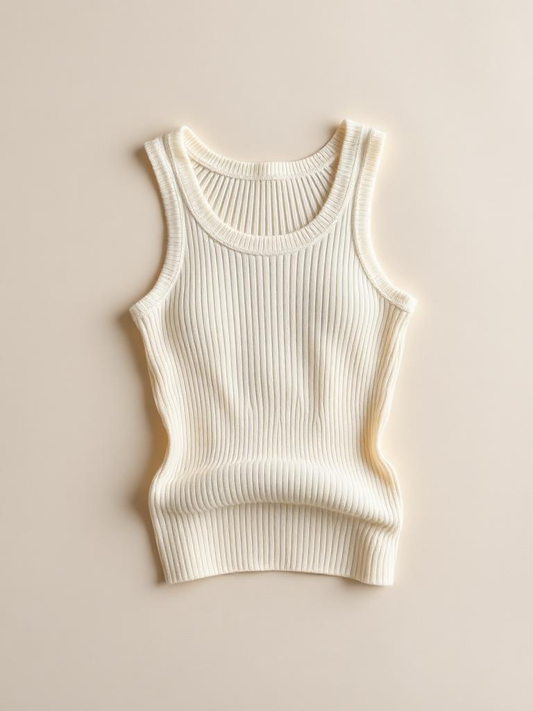 Ribbed Cashmere Tank